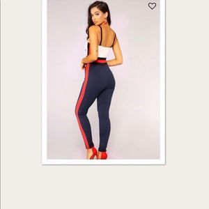 Red, White & Blue Jumpsuit
